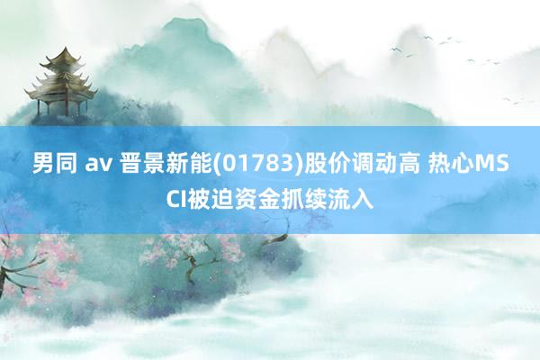 男同 av 晋景新能(01783)股价调动高 热心MSCI被迫资金抓续流入